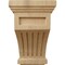 Ekena Millwork 4 1/4"W x 4 1/4"D x 7"H Fluted Mission Corbel, Cherry COR04X04X07FLCH - alternate 2